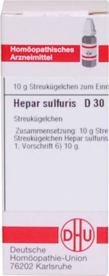 HEPAR SULFURIS D 30 Globuli von DHU-Arzneimittel GmbH & Co. KG
