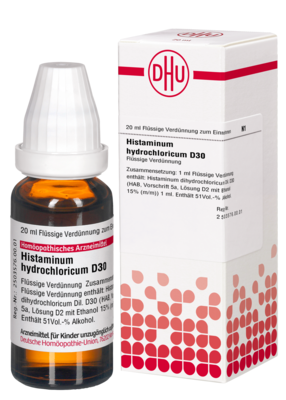HISTAMINUM hydrochloricum D 30 Dilution 20 ml von DHU-Arzneimittel GmbH & Co. KG