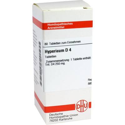 HYPERICUM D 4 Tabletten 80 St von DHU-Arzneimittel GmbH & Co. KG
