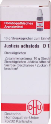 JUSTICIA adhatoda D 12 Globuli 10 g von DHU-Arzneimittel GmbH & Co. KG