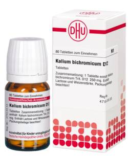 KALIUM BICHROMICUM D 12 Tabletten 80 St von DHU-Arzneimittel GmbH & Co. KG