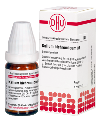 KALIUM BICHROMICUM D 6 Globuli 10 g von DHU-Arzneimittel GmbH & Co. KG