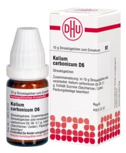 KALIUM CARBONICUM D 6 Globuli 10 g von DHU-Arzneimittel GmbH & Co. KG