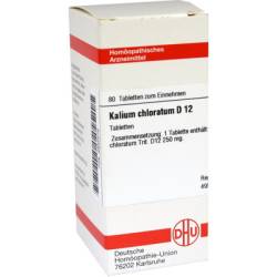 KALIUM CHLORATUM D 12 Tabletten 80 St von DHU-Arzneimittel GmbH & Co. KG