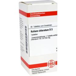 KALIUM CHLORATUM D 3 Tabletten 80 St von DHU-Arzneimittel GmbH & Co. KG