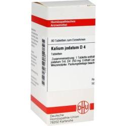 KALIUM JODATUM D 4 Tabletten 80 St von DHU-Arzneimittel GmbH & Co. KG