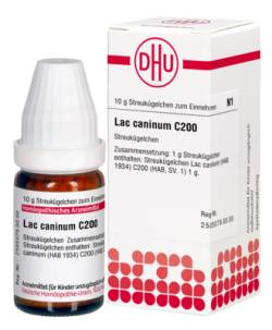 LAC CANINUM C 200 Globuli 10 g von DHU-Arzneimittel GmbH & Co. KG