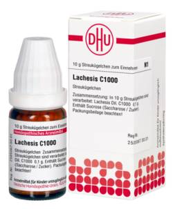LACHESIS C 1000 Globuli 10 g von DHU-Arzneimittel GmbH & Co. KG