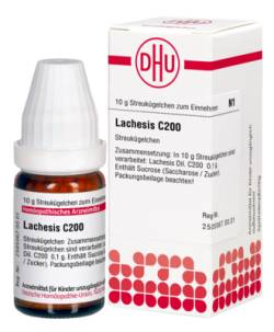 LACHESIS C 200 Globuli 10 g von DHU-Arzneimittel GmbH & Co. KG