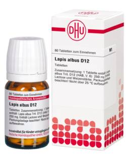 LAPIS ALBUS D 12 Tabletten 80 St von DHU-Arzneimittel GmbH & Co. KG