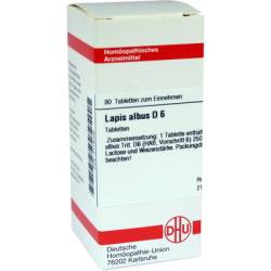 LAPIS ALBUS D 6 Tabletten 80 St von DHU-Arzneimittel GmbH & Co. KG