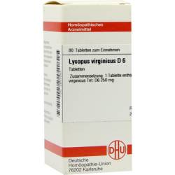 LYCOPUS VIRGINICUS D 6 Tabletten 80 St von DHU-Arzneimittel GmbH & Co. KG
