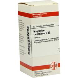 MAGNESIUM CARBONICUM D 12 Tabletten 80 St von DHU-Arzneimittel GmbH & Co. KG