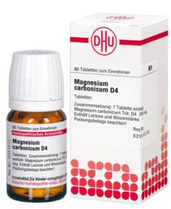 MAGNESIUM CARBONICUM D 4 Tabletten 80 St von DHU-Arzneimittel GmbH & Co. KG