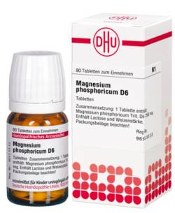 MAGNESIUM PHOSPHORICUM D 6 Tabletten 80 St von DHU-Arzneimittel GmbH & Co. KG