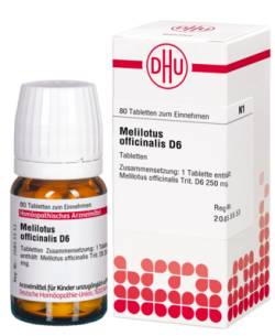 MELILOTUS OFFICINALIS D 6 Tabletten 80 St von DHU-Arzneimittel GmbH & Co. KG