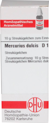 MERCURIUS DULCIS D 12 Globuli 10 g von DHU-Arzneimittel GmbH & Co. KG