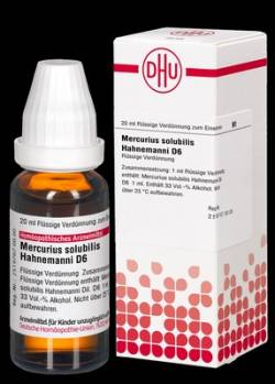 MERCURIUS SOLUBILIS Hahnemanni D 6 Dilution von DHU-Arzneimittel GmbH & Co. KG