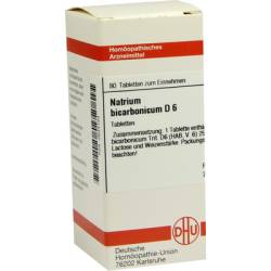 NATRIUM BICARBONICUM D 6 Tabletten 80 St von DHU-Arzneimittel GmbH & Co. KG