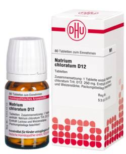 NATRIUM CHLORATUM D 12 Tabletten 80 St von DHU-Arzneimittel GmbH & Co. KG