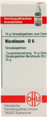 NICOTINUM D 6 Globuli 10 g von DHU-Arzneimittel GmbH & Co. KG