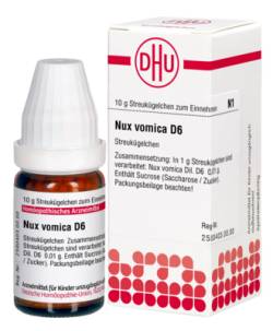 NUX VOMICA D 6 Globuli 10 g von DHU-Arzneimittel GmbH & Co. KG