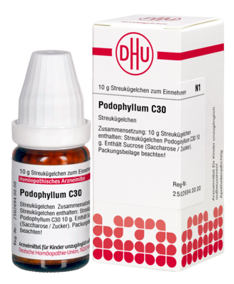 PODOPHYLLUM C 30 Globuli 10 g von DHU-Arzneimittel GmbH & Co. KG