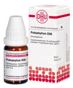 PODOPHYLLUM D 30 Globuli 10 g von DHU-Arzneimittel GmbH & Co. KG