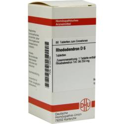 RHODODENDRON D 6 Tabletten 80 St von DHU-Arzneimittel GmbH & Co. KG