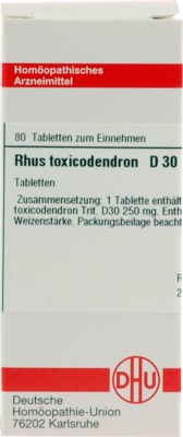 RHUS TOXICODENDRON D 30 Tabletten von DHU-Arzneimittel GmbH & Co. KG