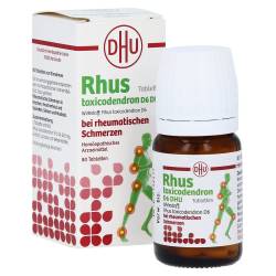 "RHUS TOXICODENDRON D 6 Tabl.bei rheumat.Schmerzen 80 Stück" von "DHU-Arzneimittel GmbH & Co. KG"