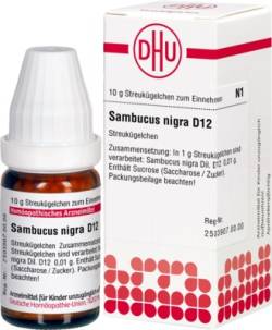 SAMBUCUS NIGRA D 12 Globuli von DHU-Arzneimittel GmbH & Co. KG