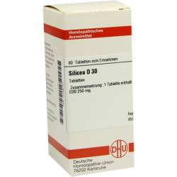 SILICEA D 30 Tabletten 80 St von DHU-Arzneimittel GmbH & Co. KG