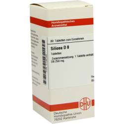 SILICEA D 8 Tabletten 80 St von DHU-Arzneimittel GmbH & Co. KG