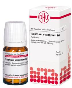 SPARTIUM SCOPARIUM D 6 Tabletten 80 St von DHU-Arzneimittel GmbH & Co. KG