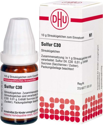 SULFUR C 30 Globuli von DHU-Arzneimittel GmbH & Co. KG