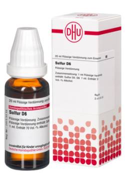 SULFUR D 6 Dilution 20 ml von DHU-Arzneimittel GmbH & Co. KG