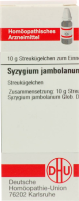 SYZYGIUM JAMBOLANUM D 4 Globuli 10 g von DHU-Arzneimittel GmbH & Co. KG