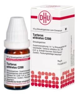 TARTARUS STIBIATUS C 200 Globuli 10 g von DHU-Arzneimittel GmbH & Co. KG