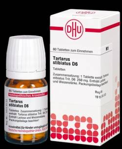TARTARUS STIBIATUS D 6 Tabletten von DHU-Arzneimittel GmbH & Co. KG