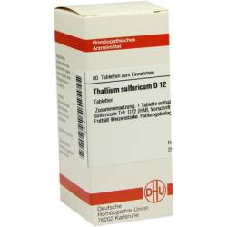 THALLIUM SULFURICUM D 12 Tabletten 80 St von DHU-Arzneimittel GmbH & Co. KG