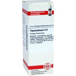 THYREOIDINUM D 6 Dilution 20 ml von DHU-Arzneimittel GmbH & Co. KG
