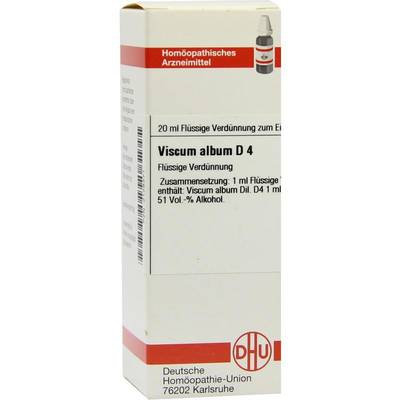 VISCUM ALBUM D 4 Dilution 20 ml von DHU-Arzneimittel GmbH & Co. KG