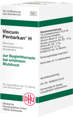 VISCUM PENTARKAN H Mischung 50 ml von DHU-Arzneimittel GmbH & Co. KG