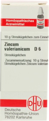 ZINCUM VALERIANICUM D 6 Globuli von DHU-Arzneimittel GmbH & Co. KG