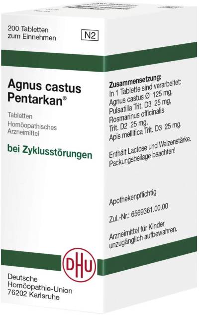 Agnus Castus Pentarkan 200 Tabletten von DHU-Arzneimittel GmbH & Co.