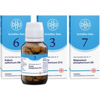 DHU Schüßler-Salze Kur mit dem Mineralsalz des Immunsystems Nr. 3+6+7 von DHU Biochemie