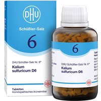 DHU SchÃ¼Ãler-Salz Nummer 6 Kalium sulfuricum D6 Tabletten von DHU
