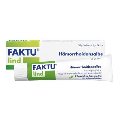 FAKTU lind Hämorrhoidensalbe von DR. KADE Pharmazeutische Fabrik GmbH