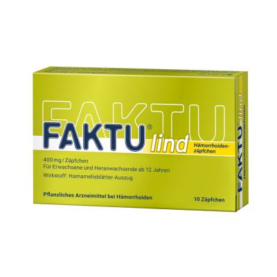 FAKTU lind Hämorrhoidenzäpfchen von DR. KADE Pharmazeutische Fabrik GmbH